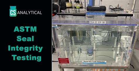 Seal Test / Sealing Test|seal testing report.